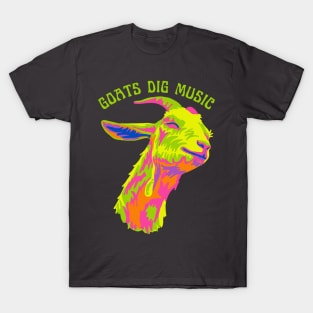 Goats Dig Music T-Shirt